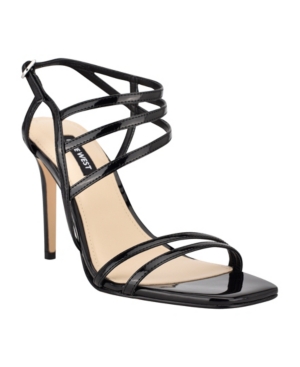 Nine West Women's Zana Strappy Evening Stiletto Dress Sandals Women's Shoes