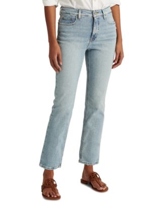 Lauren Ralph Lauren High-Rise Ankle Jeans - Macy's