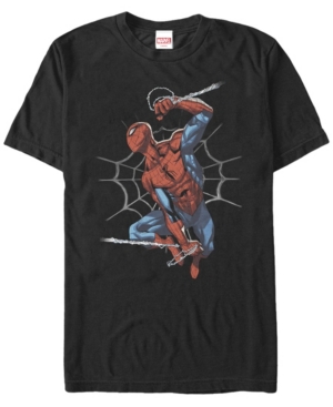 Fifth Sun Men's Another Spiderman Short Sleeve Crew T-shirt In Black