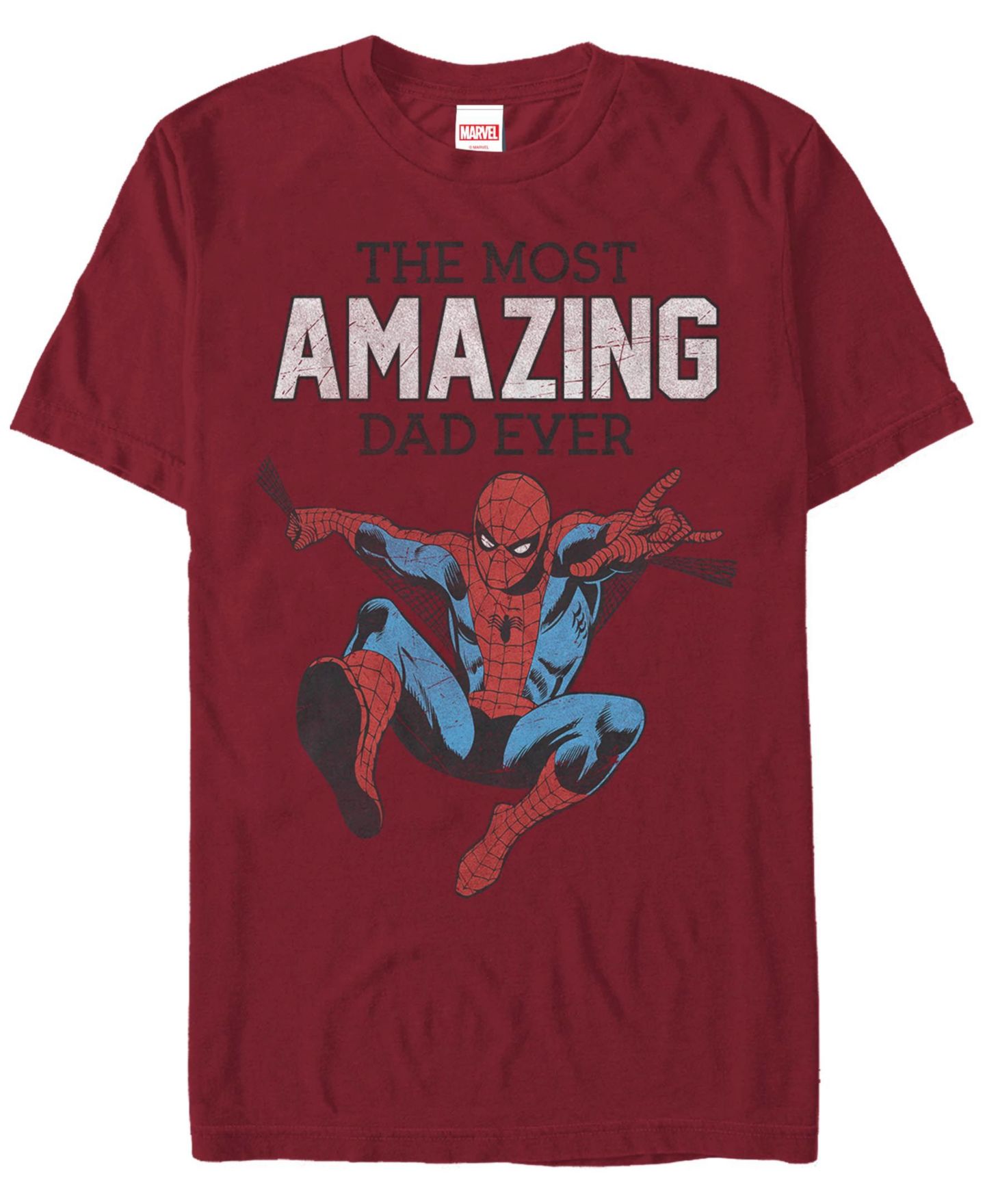 Мужская футболка Fifth Sun Amazing Dad Short Sleeve Crew, цвет: Красный — фото 1