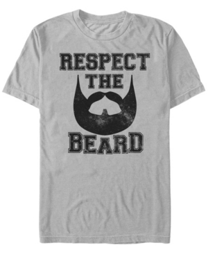 Fifth Sun Men's Collegiate Beard Short Sleeve Crew T-shirt In Silver