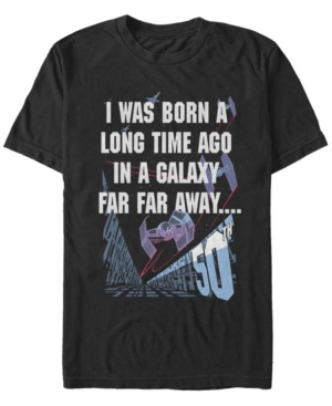 Fifth Sun Men's Born Long Ago Short Sleeve Crew T-shirt In Black