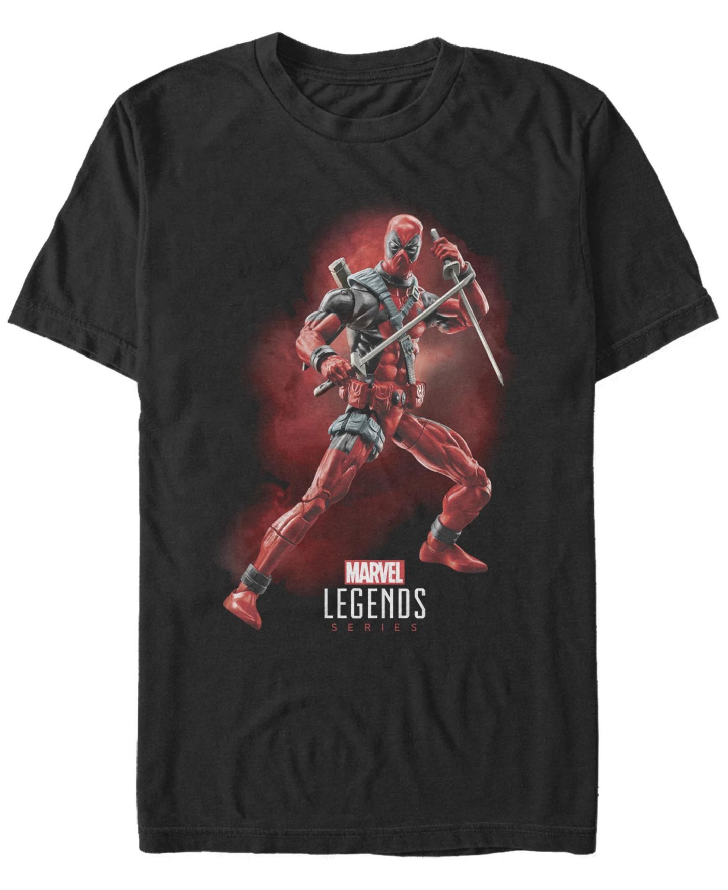 Мужская футболка Fifth Sun Marvel Legends Deadpool Short Sleeve Crew, цвет: Чёрный — фото 1