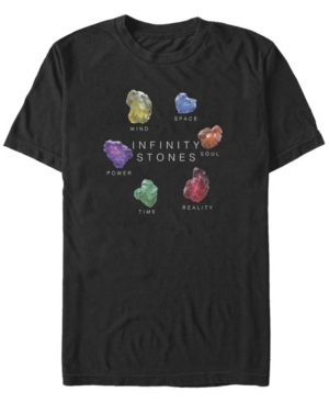 Fifth Sun Men's Infinity Stone Short Sleeve Crew T-shirt In Black