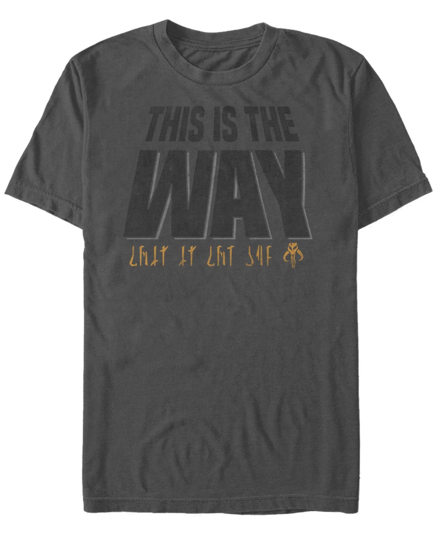 Мужская футболка Fifth Sun Mandalorian Way Short Sleeve Crew, цвет: Угольный — фото 1