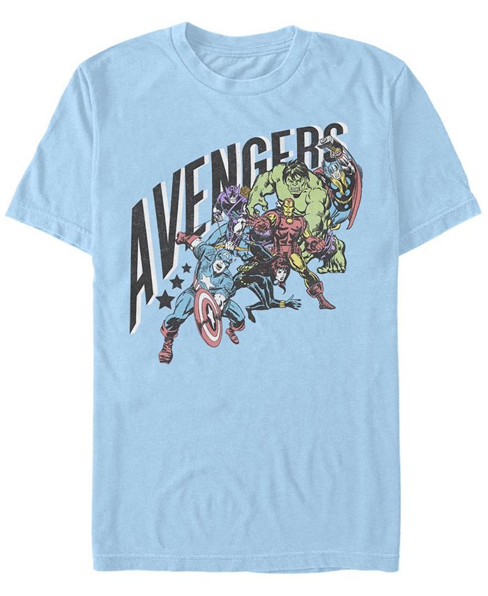 Fifth Sun Men's Pastel Avengers Short Sleeve Crew T-shirt - Macy's