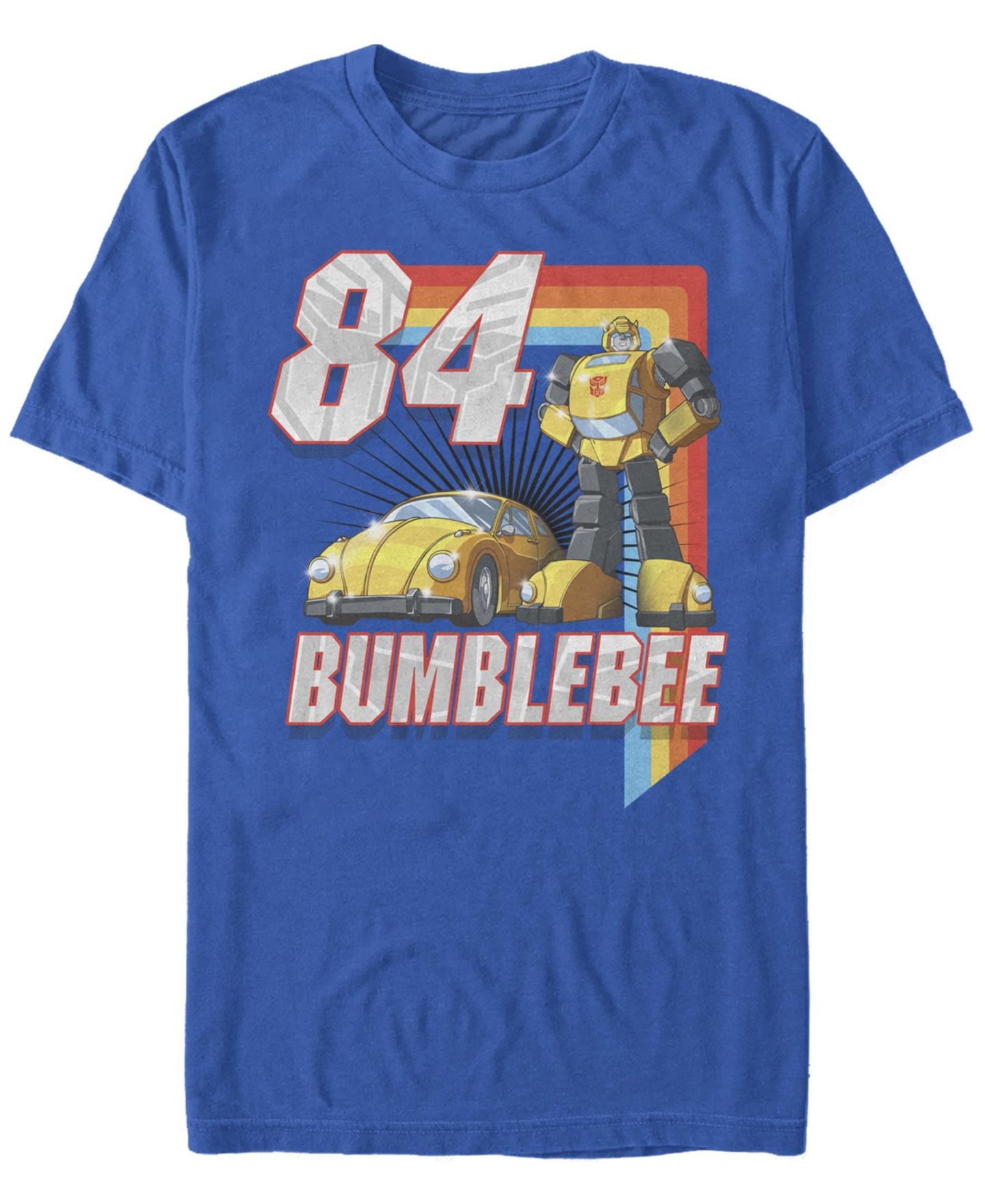 Мужская футболка Fifth Sun Bumblebee Striped Short Sleeve Crew, цвет: Королевский синий — фото 1