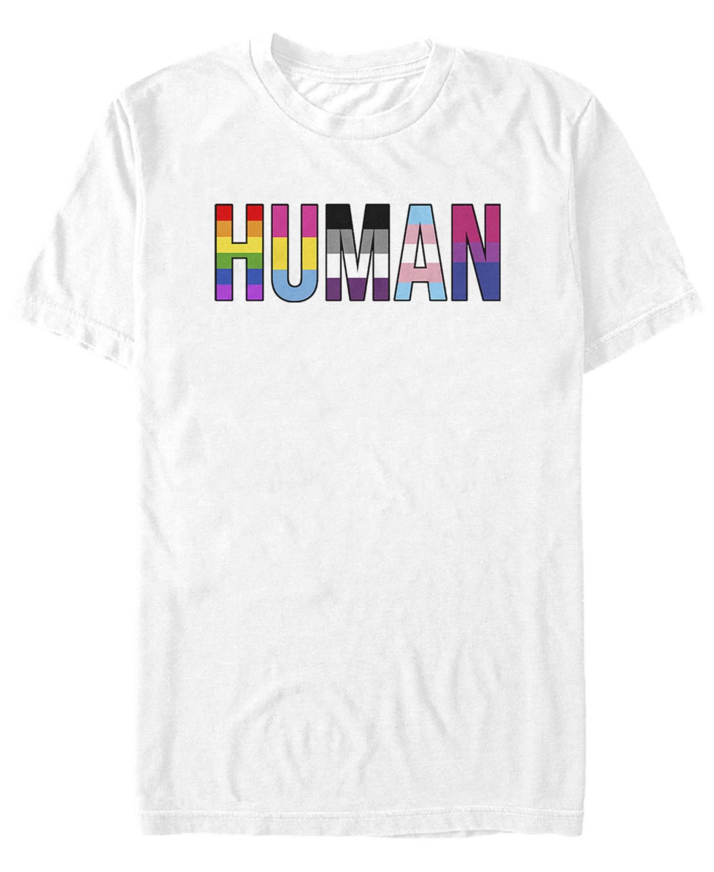 Мужская футболка Fifth Sun Human Pride Short Sleeve Crew, цвет: Белый — фото 1