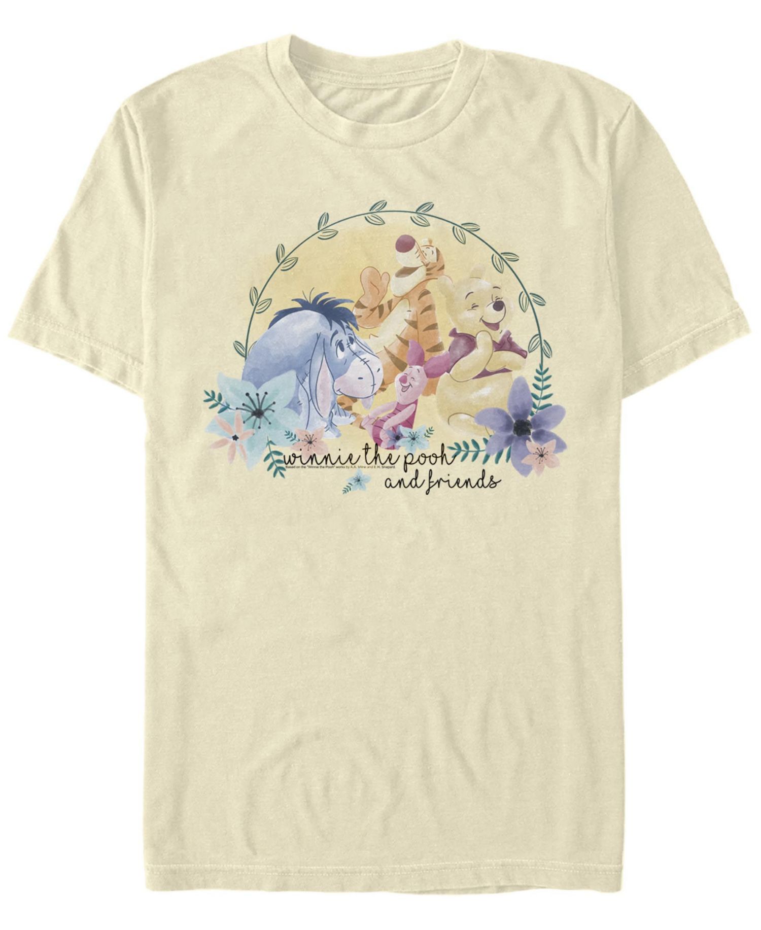 Men's Winnie and Friends Short Sleeve Crew T-shirt