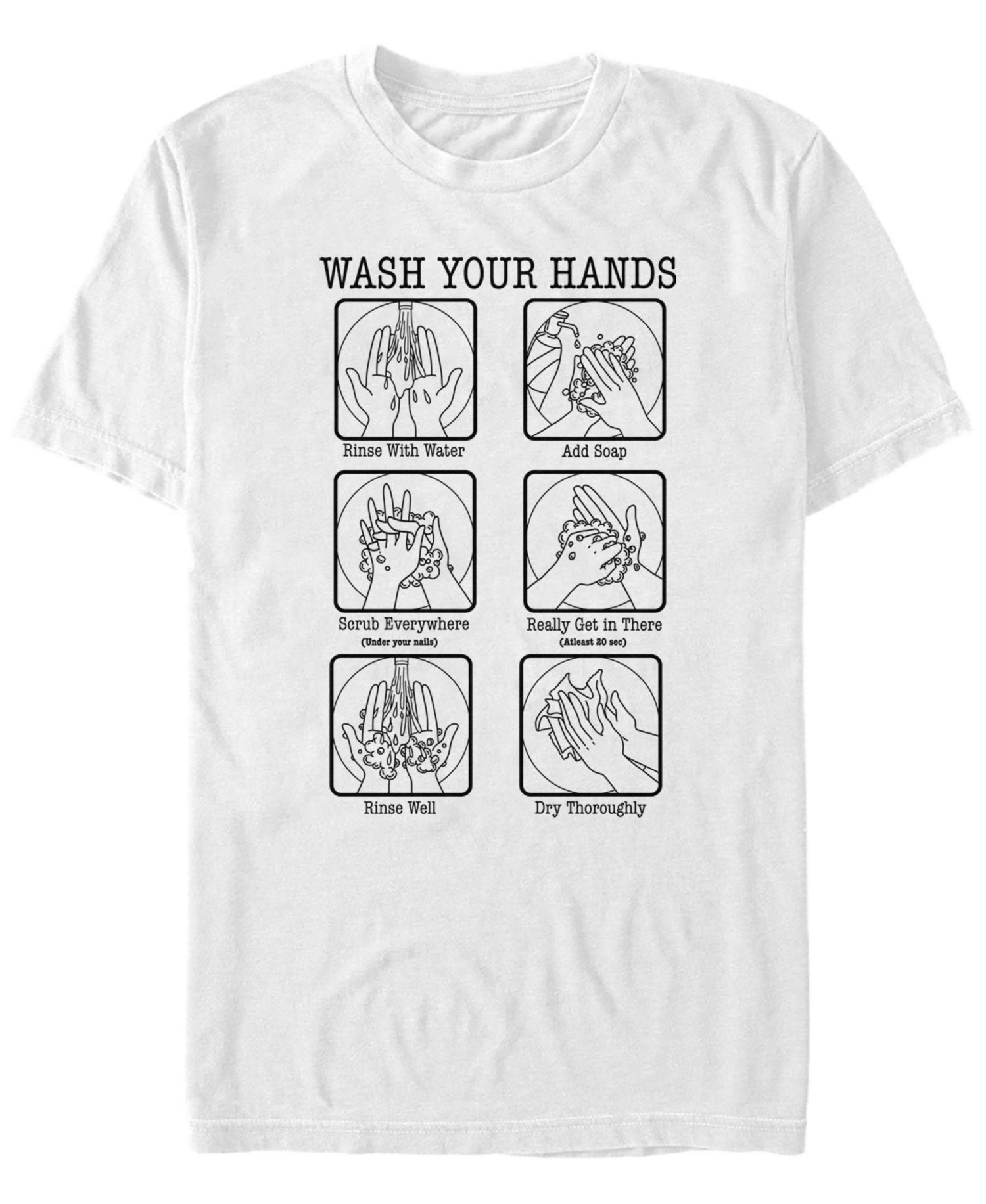 Men's Infographic Short Sleeve Crew T-shirt