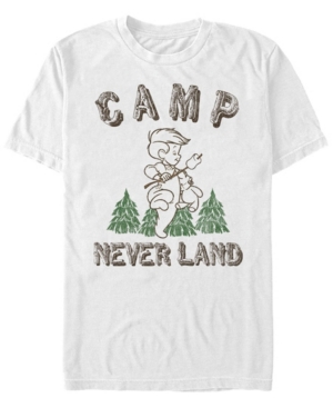 Fifth Sun Men's Camp Neverland Short Sleeve Crew T-shirt In White