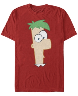 Fifth Sun Men's Large Ferb Short Sleeve Crew T-shirt In Red