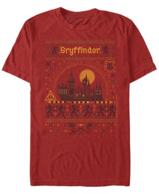 Men's Gryffindor Sweater Short Sleeve Crew T-shirt