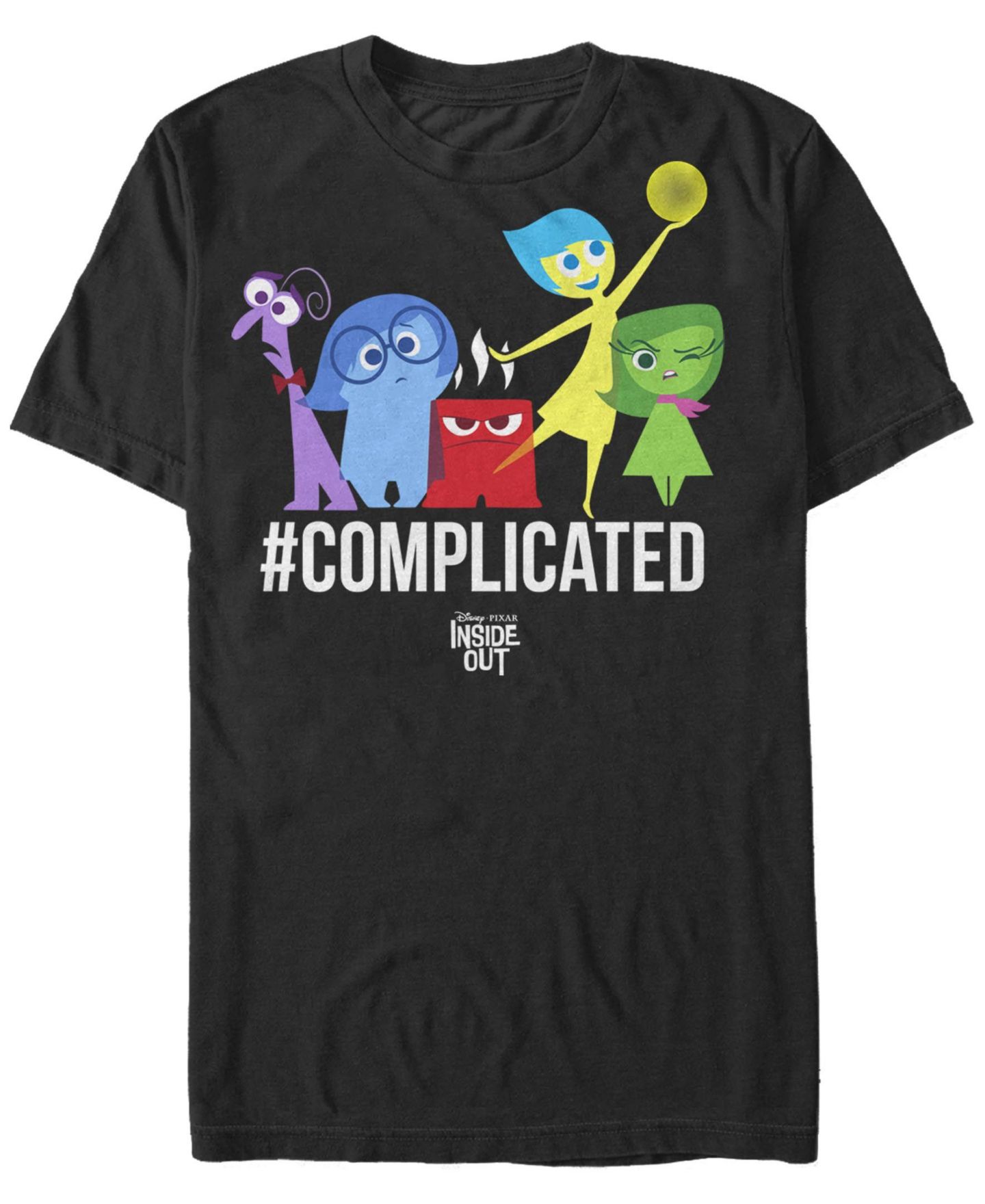 Мужская футболка Fifth Sun Complicated Short Sleeve Crew, цвет: Чёрный — фото 1
