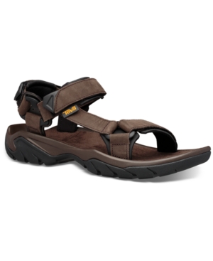 Teva Men's Terra Fi 5 Universal Leather Strap Sandals Men's Shoes