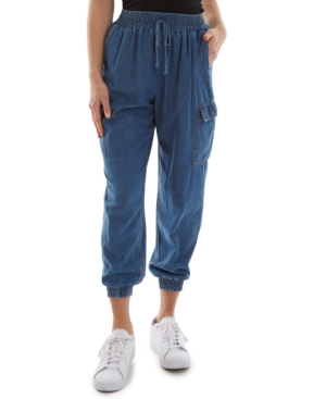 Bcx Juniors' Cotton Cargo Jogger Pants