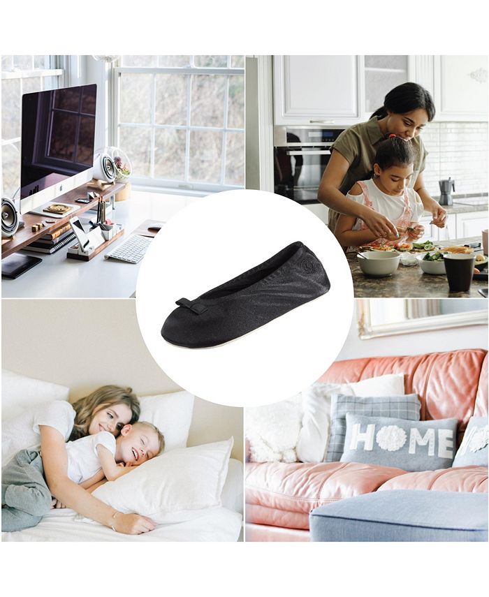 isotoner ballerina slippers