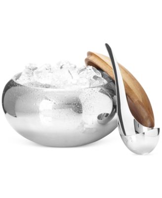 Nambe Scoop Ice Bucket with Scoop