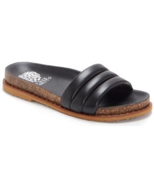 Vince Camuto Women's Kandler Puffy Pool Slide Sandals Women's Shoes