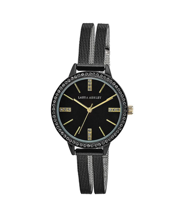 Laura ashley split mesh band sunray hotsell dial watch