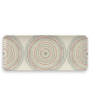 Tarhong Desert Mandala Tray, 17.8" In Multi Color On Cream