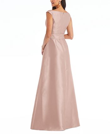 Alfred Sung Off-The-Shoulder Satin Gown & Reviews - Dresses - Women ...