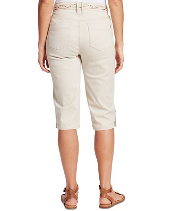 Gloria vanderbilt mila 2025 belted skimmer capris