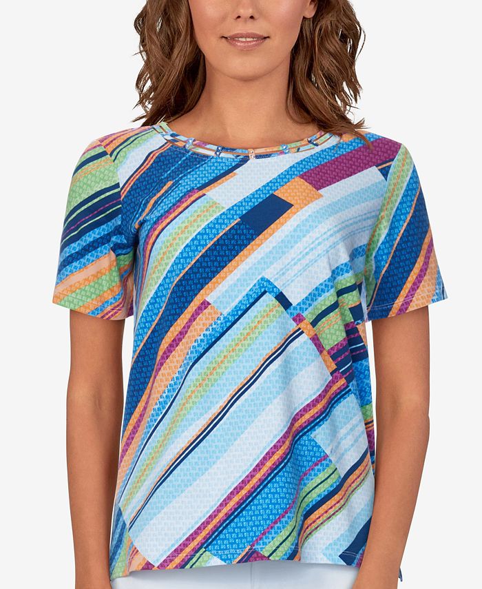 Macys alfred dunner petite tops top