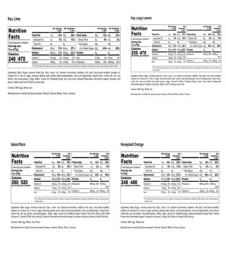 8 Pack Tropical Mini Bundt Cake Sampler