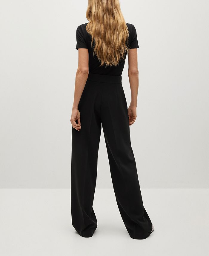 mango dart palazzo trousers