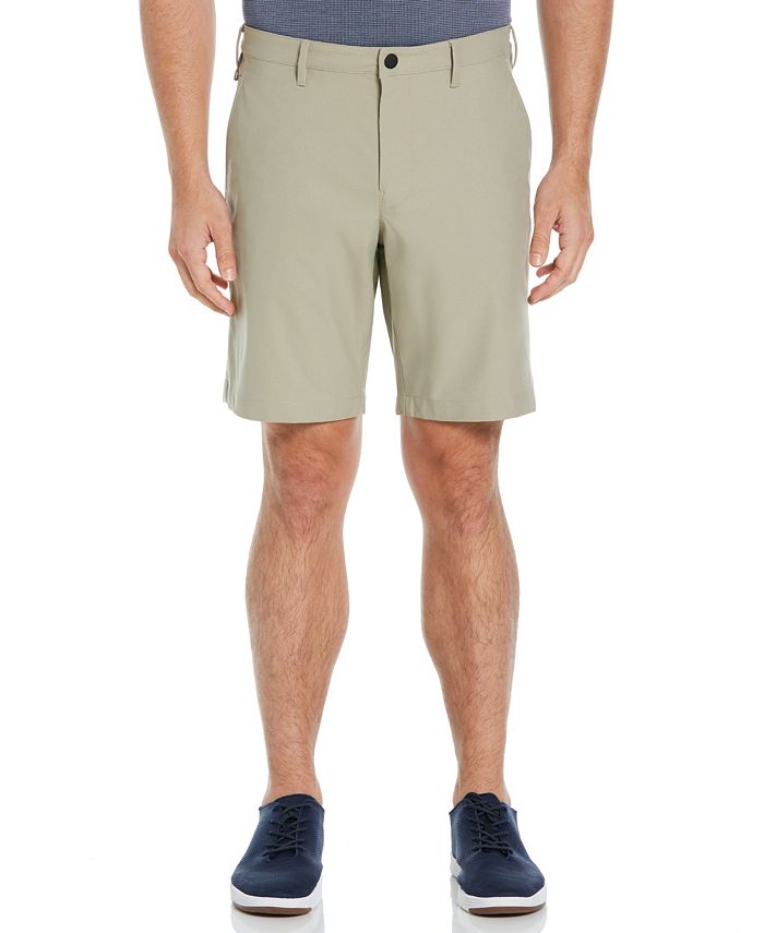 Perry Ellis Men's Slim Fit Performance Flat Front Stretch Short - Macy's