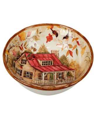 Pine Forest Serving Bowl