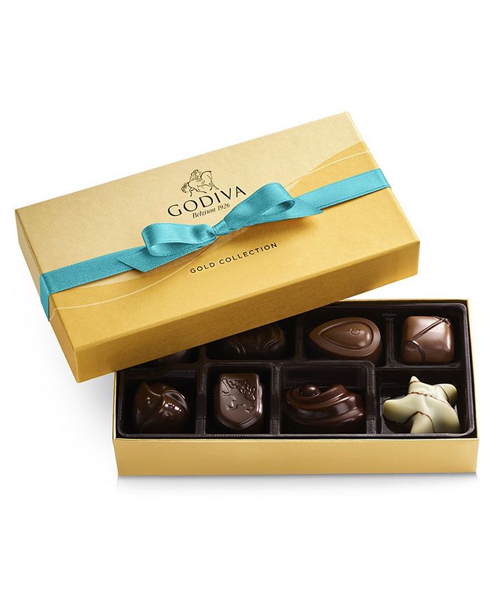 Godiva Assorted Chocolate GoldCollection Gift Box with Spring Ribbon