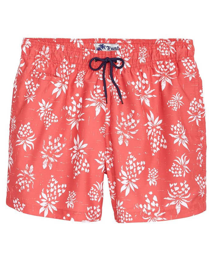 Trunks Surf Swim Co Men S Sano Short Printed Distress Pineapple Reviews Swimwear Men Macy S