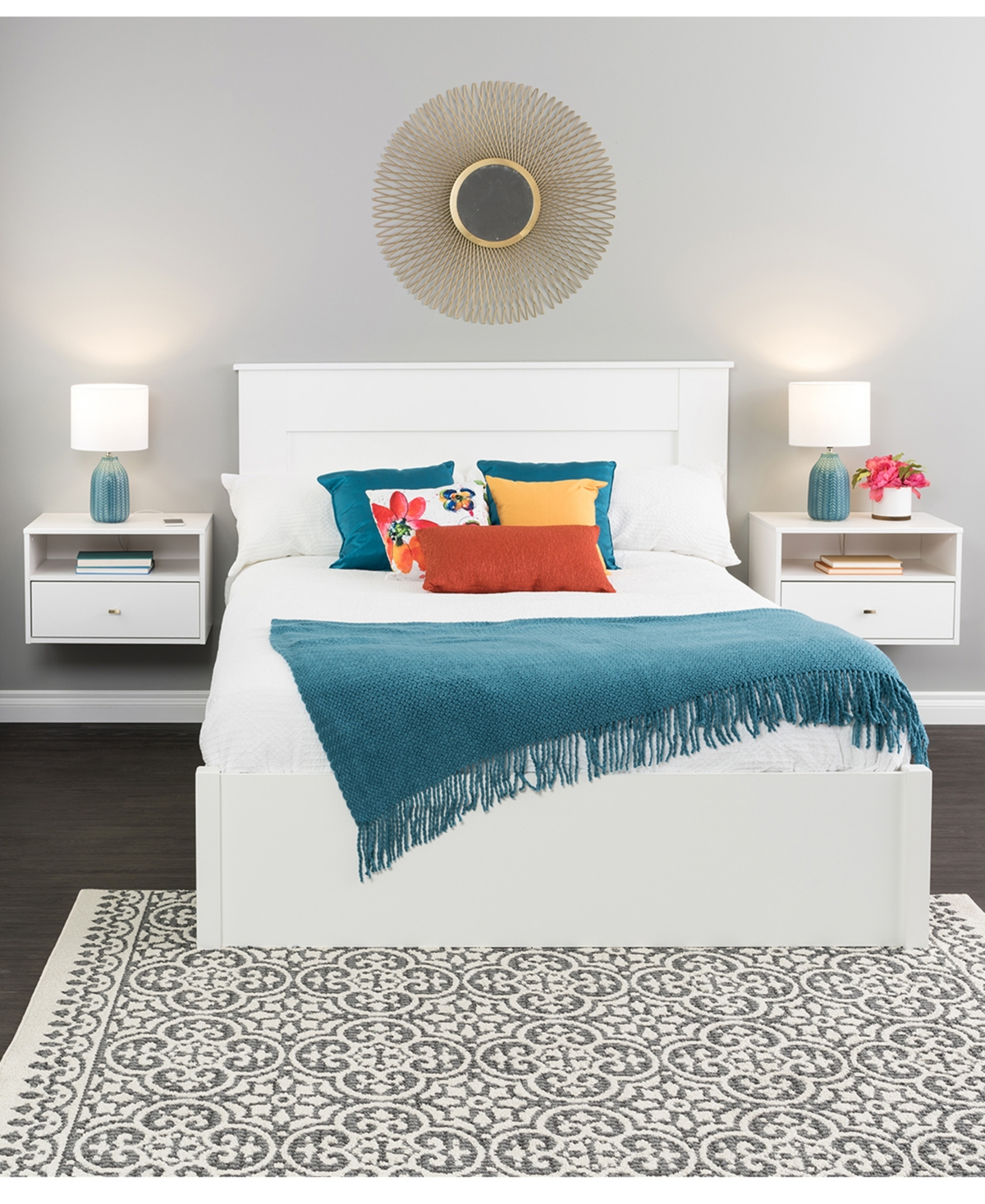 Prepac Floating Nightstand