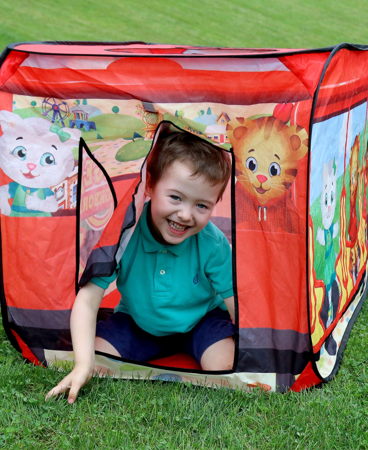 Shop M&m Sales Enterprises Daniel Tiger's Neighborhood Trolley Pop Up Play Tent In No Color