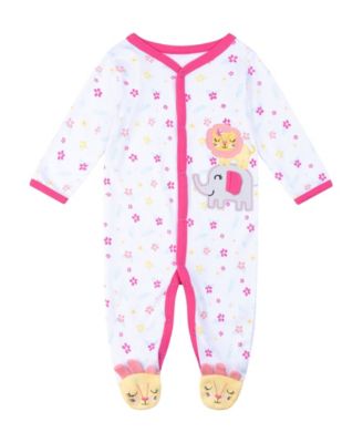 Absorba Baby-Jungen Footie 'At The Circus' Mit Süßem Löwen-Motiv – Weich & Gemütlich
