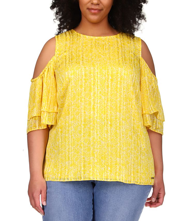 Michael kors yellow top new arrivals
