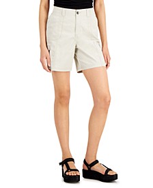 Women's Comfort-Waist Cargo Shorts, Created for Macy's