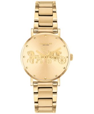 coach watch gold and silver