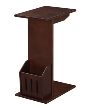 Designs2Go Abby C End Table with Magazine Holder