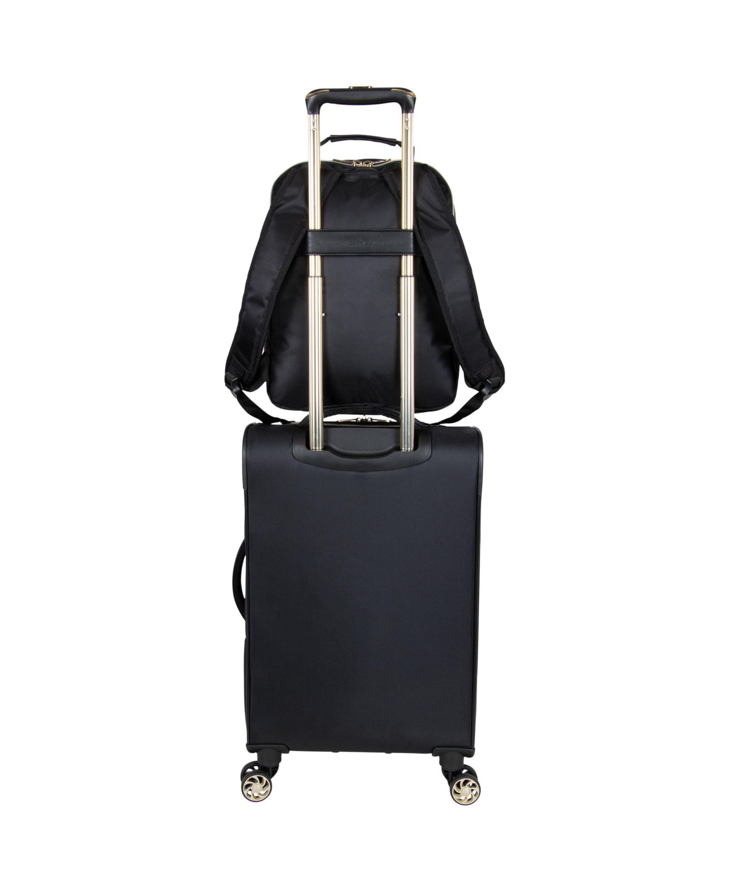Рюкзак Kenneth Cole Reaction 2-Pc. Chelsea 20" Carry-On Matching 15" Laptop Set, цвет: Чёрный — фото 3
