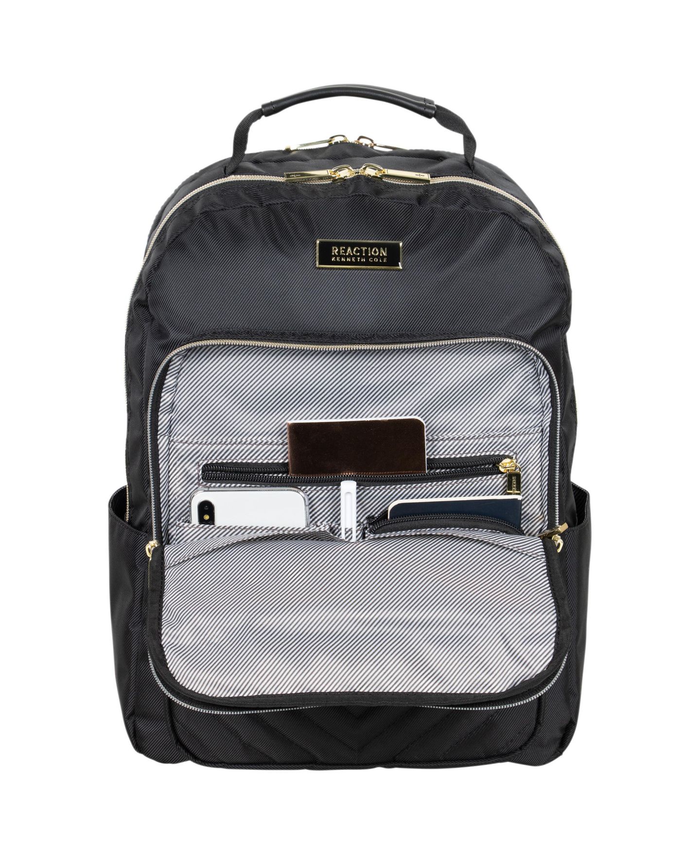 Рюкзак Kenneth Cole Reaction 2-Pc. Chelsea 20" Carry-On Matching 15" Laptop Set, цвет: Чёрный — фото 17