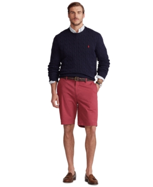 Polo Ralph Lauren Men's Big & Tall Stretch Classic-Fit Chino Shorts