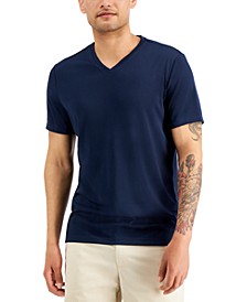 Men's Travel Stretch V-Neck T-Shirt, Created for Macy's 