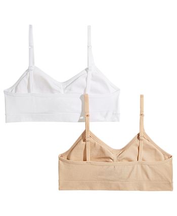 Maidenform Girls 2 Pack Ruched Bra : : Clothing, Shoes &  Accessories
