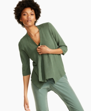 Alfani Draped Open-front Cardigan, Created For Macy's In Blooming Cactus