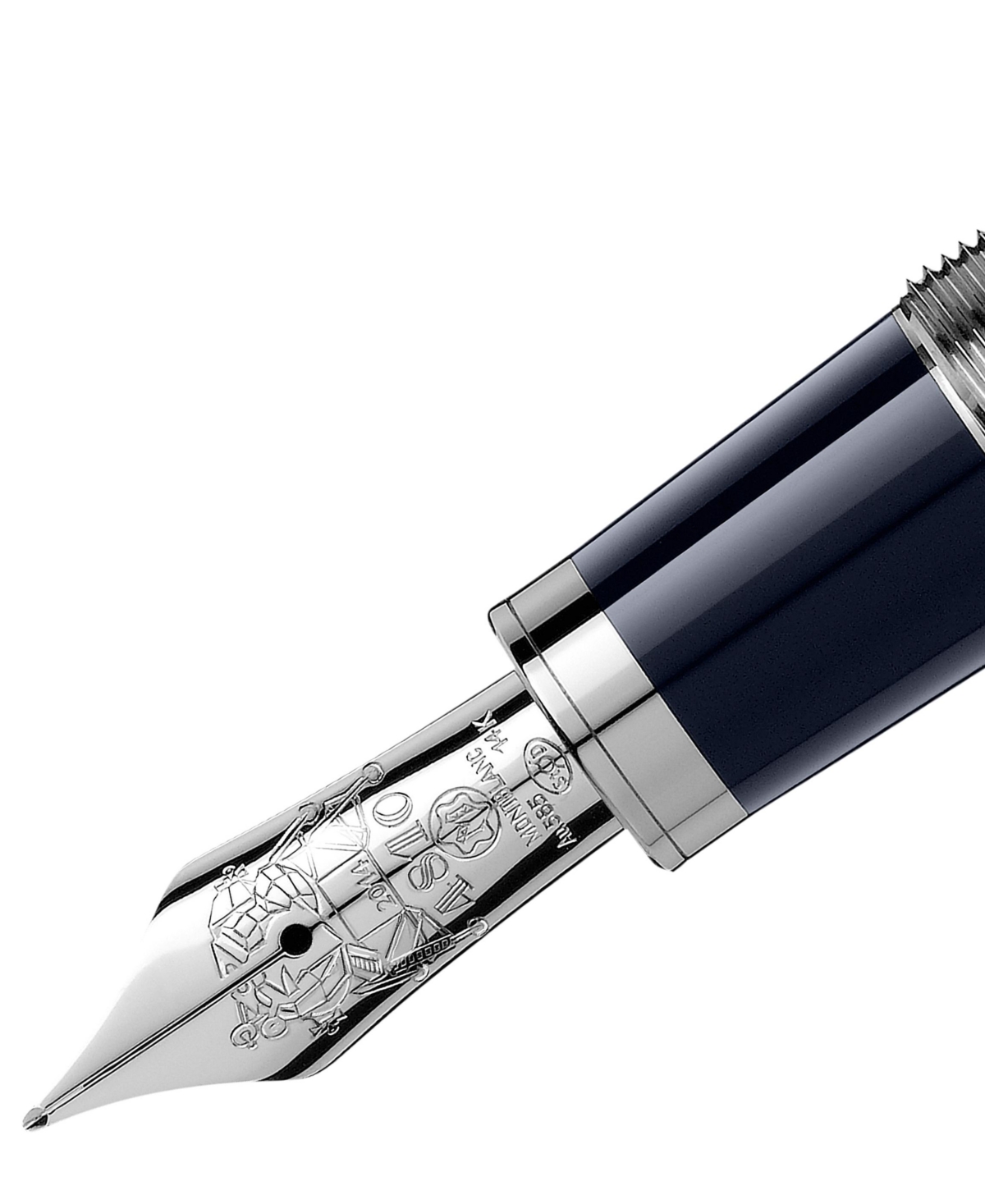 Montblanc Great Characters John F. Kennedy Special Edition Fountain Pen In Blue