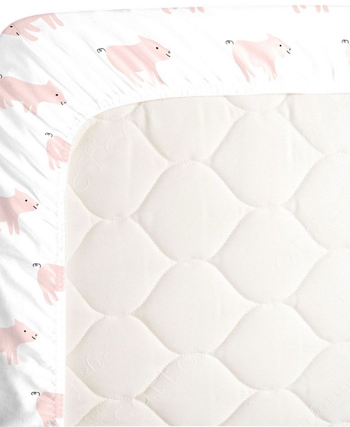 Macy's Piggy Super Soft Mini Crib Sheet Macy's