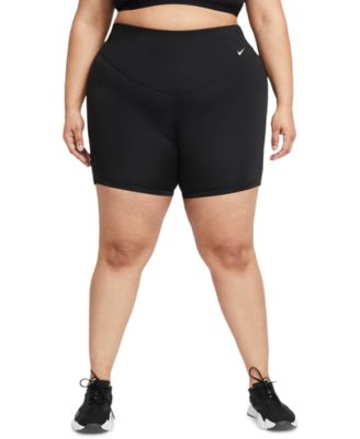 rainbow plus size biker shorts